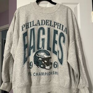 Abercrombie & Fitch Philadelphia Eagles Crewneck Sweatshirt